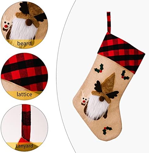 גרביים גדולים ממתקים קישוטים לחג המולד ביתי קישוטים למסיבות חג המולד תלויים בפתחים