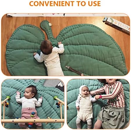 משחק צעצועים משחק מחצלת עלה כרית צורת כרית יילוד תינוקת זחילה רכה שטיח שטיח צעצוע