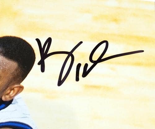 Anfernee Penny Hardaway Autographed ממוסגר 16x20 צילום אורלנדו קסם PSA/DNA מלאי 209437 - תמונות NBA עם חתימה
