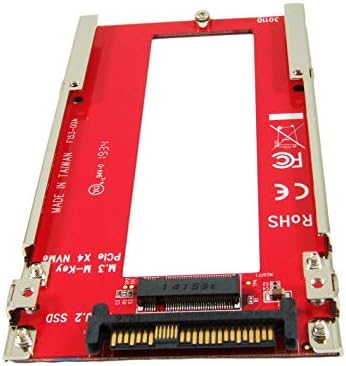 Ableconn IU2 -M3153 M.3 NGSFF למתאם U.2 - פנה M.3 NGSFF NVME SSD לכונן 2.5 אינץ 'עבור ממשק מארח U.2 - תומך בסמסונג NF1 SSD