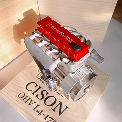 Lingxuinfo DIY הרכיבה ערכת דגם מנוע L4, Cison L4-175 17.5 סמק מיני OHV מוטב