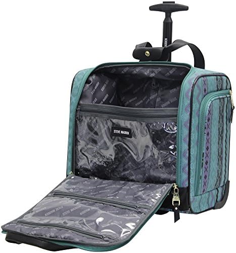 אוסף מזוודות מעצבים של סטיב מאדן-מזוודות ספינר קלות משקל הניתנות להרחבה בצד הרך 3 חלקים-סט נסיעות כולל תיק מושב מתחת, 20 אינץ 'נשיאה ומזוודה