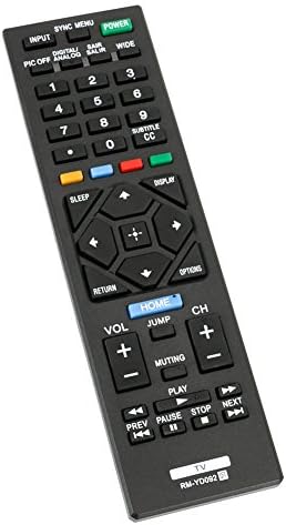 New RM-YD092 Replaced Remote fit for Sony TV KDL-32R400A KDL-40R450A KDL-46R453A KDL-46R450A KDL-40R471A KDL-32R421A KDL-50R450A KDL-40R380B