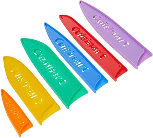 CUISINART C55-12PR1 סט סכין צבע מודפס 12 חלקים עם שומרי להב, צבעוניים