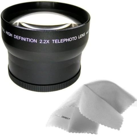 עדשת טלפוטו בהגדרה גבוהה 2.2x התואמת את Canon XL-H1A