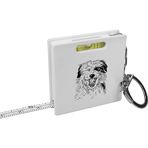 'שמח שאגי כלב' מחזיק מפתחות סרט מדידה / פלס כלי