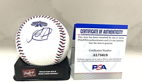 Sandy Alcantara Hand חתום 2022 All Star Game Baseball Marlins PSA DNA Cert 2 - כדורי חתימה עם חתימה