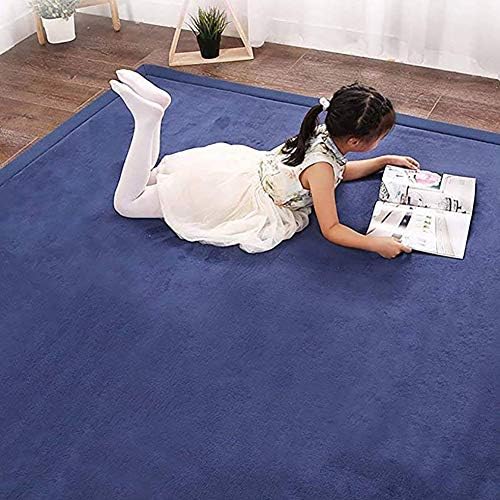 שחק שטיחי שטיחים מחצלת שטיחים מחצלת זחילה לילדים פעוטות תינוקות ילדים, שטיח אזור קטיפה אלמוגים, כריות תרגיל יוגה יוגה ירוק זית 200x280