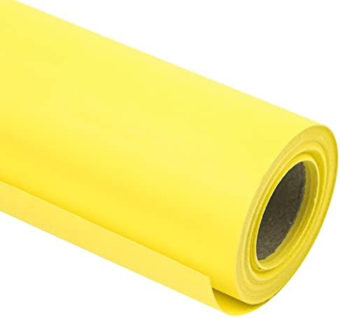 Ruspepa Kraft נייר גליל - 17.5 אינץ 'x 32.8 רגל - נייר למחזור מושלם לעטיפה, מלאכה, אריזה, כיסוי רצפה, דונאז', חבילה, רץ שולחן, צהוב