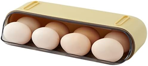 הונרן ביצת ארגונית ביתי ביצה טרי אחסון תיבת קל משקל קצה התעצמות צהוב