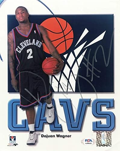 Dajuan Wagner חתם על 8x10 Photo PSA/DNA Cleveland Cavaliers חתימה - תמונות NBA עם חתימה