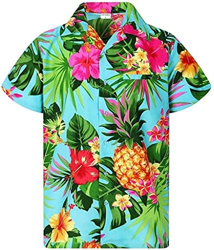חולצת הוואי מזדמנת של גברים קיץ חוף טרופי חולצות באולינג