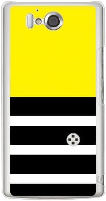 עיצוב צהוב בגבול שני רגיל על ידי ROTM/עבור AQUOS טלפון ZETA SH-09D/DOCOMO DSHA9D-PCCL-202-Y384