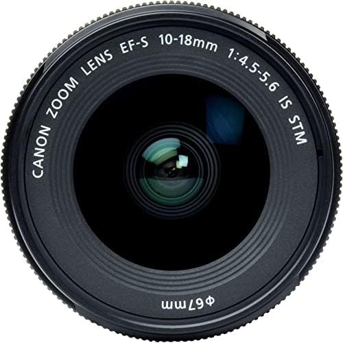 Canon EF-S 10-18 ממ f/4.5-5.6 הוא עדשת STM + ערכת פילטר + כיס עדשה + שומר כובע + ערכת ניקוי + עוד