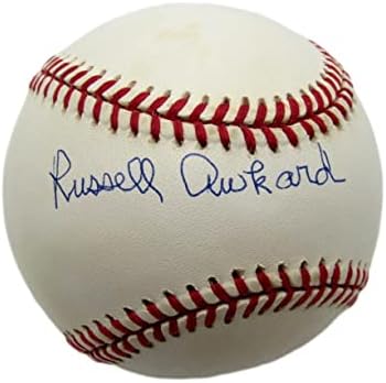 ראסל עקרד חתום על ליגת הכושי בייסבול ניו יורק קובנים PSA/DNA 177364 - כדורי בייסבול עם חתימה