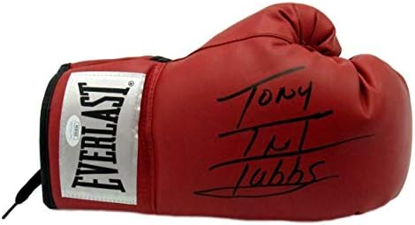 טוני טי-אן-טי טאבס, אלוף האגרוף, חתם על כפפת האגרוף הימנית האדומה של אברלסט, ג ' יי - אס-איי 154764-כפפות אגרוף חתומות