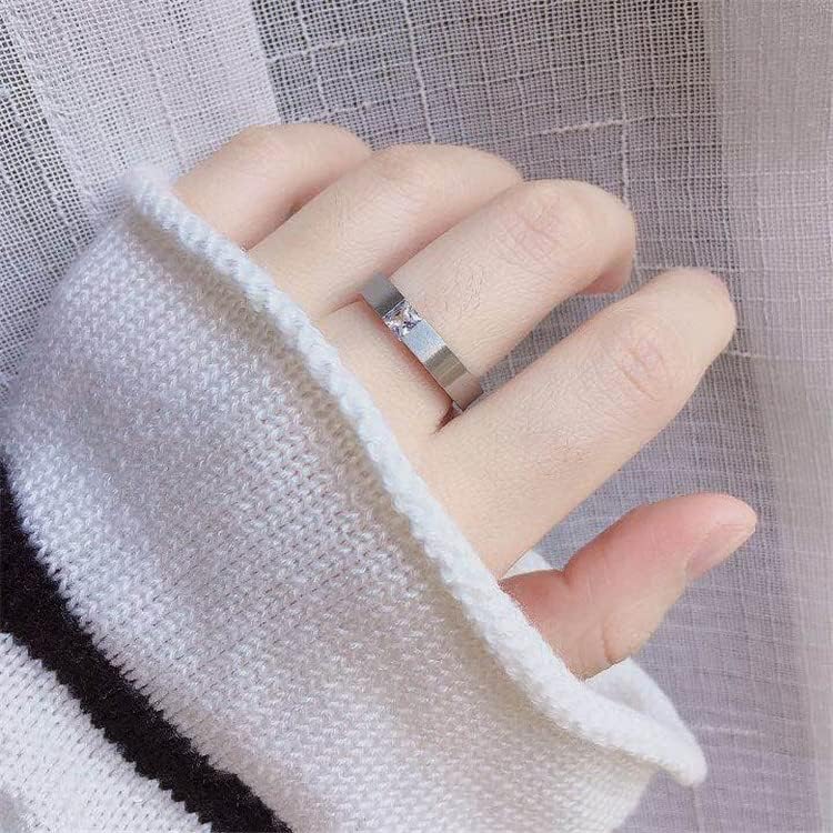 קולסו 4 ממ מוצק זירקון טבעת עבור גברים ונשים אישית טבעת אישית טבעת חקוק טבעת-90049