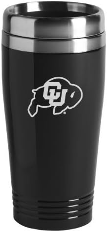 אוניברסיטת קולורדו - ספל נסיעות 16 גרם כוס - שחור