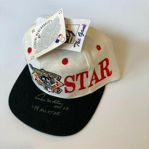פול מוליטור חתם 1994 כובע בייסבול כובע בייסבול משחקי הכוכבים עם JSA COA - כובעי MLB עם חתימה