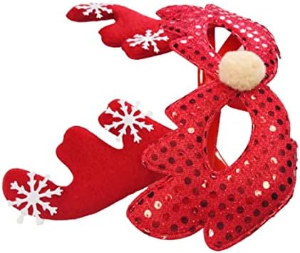 חג המולד מפואר מצחיק משקפיים סנטה קלאוס כובע איל משקפי שמש תלבושות קישוטי מסיבת קישוט משקפיים