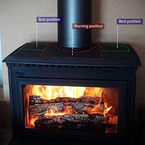 אח 4 להבי חום מופעל תנור מאוורר יומן עץ צורב שקט בית אח מאוורר יעיל חום הפצה