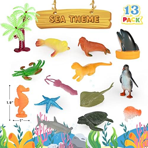 69 יחידות קטן בעלי החיים דמויות, מגוון מיני פלסטיק בעלי החיים צעצוע , מציאותי זעיר קטן חיות חושי סל, חג המולד יום הולדת מתנות, פעוט 1-3,