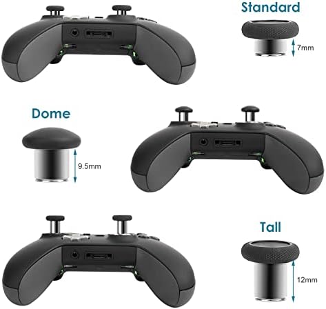 Tomsin 6 ב 1 מקלות אגודל חלופיים, החלף ג'ויסטים מגנטיים עבור Xbox One Olite Controller Series 1