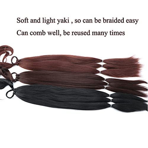 שרופול ארוך קלוע קוקו הארכת שיער לנשים חום צבע עד עשה זאת בעצמך לעשות שימוש חוזר פוני זנב חתיכה שיער לעטוף על למעלה עם שיער עניבת קולעת