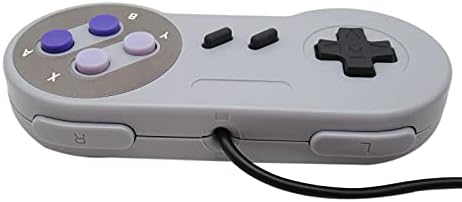 כרית משחקי וידאו של שליטה מרחוק פרימיום מתאימה לבקר החלפת קונסולה של מערכת Nintendo SNES 6ft SNS-005