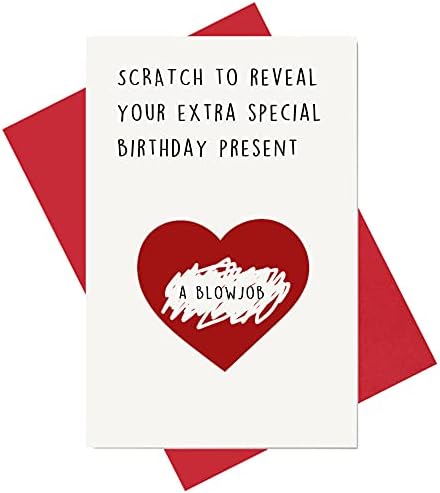 שריטה יום הולדת כרטיס, מצחיק מיוחד יום הולדת הווה אינטראקטיבי כרטיס לבעל החבר ארוס