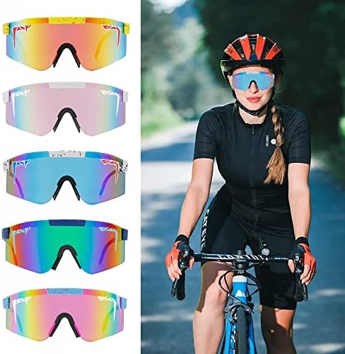 משקפי שמש ספורט מקוטבים, משקפי שמש רכיבה על אופניים להגנה על אופניים 400, משקפי ספורט לדיג טיולים לגברים נשים