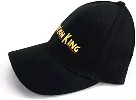 מלך האריות דיסני מורשה רשמית בכושר שחור: כובע מתכוונן למבוגרים