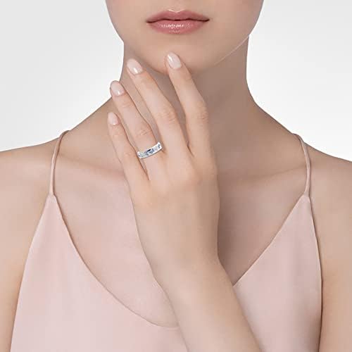 דו טבעת מתכוונן אגודל טבעות לנשים קריסטל פרפר טבעת צבעוני קריסטל פרפר מדהים טבעת מתנה
